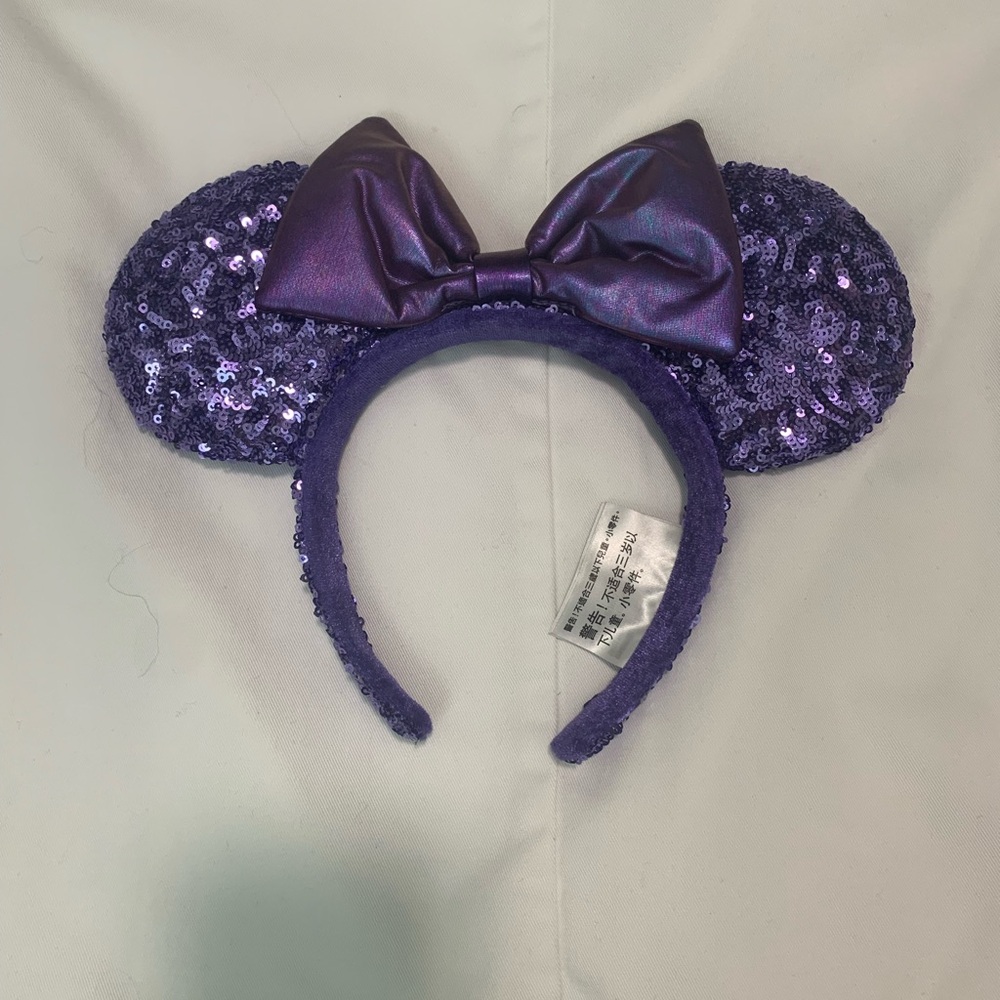 Purple Sequin Disney World Ears